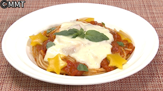 ダブルトマトのチーズパスタ ベジトマクッキング Oh バンデス Mmt ミヤギテレビ