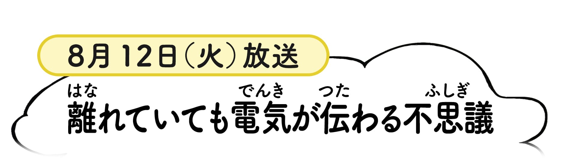 8月12日放送分番組概要