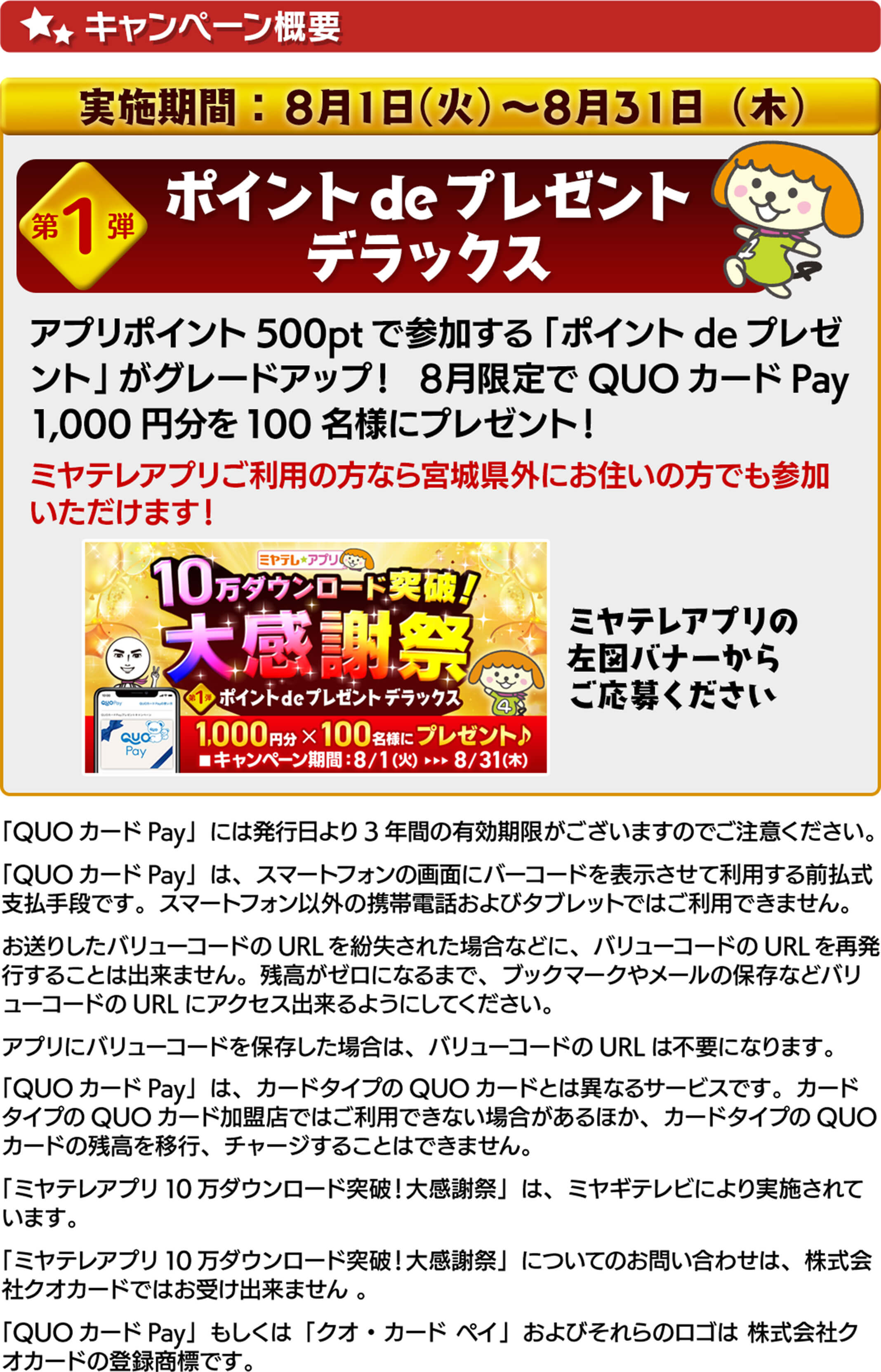 キャンペーンの概要