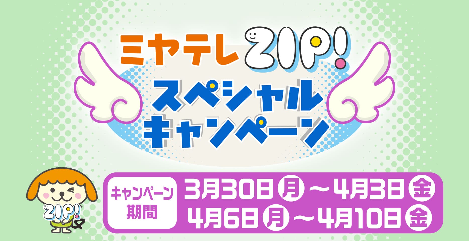 ミヤテレZIP! スペシャルキャンペーン