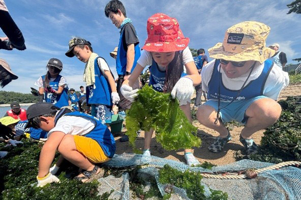 武田アナの手元