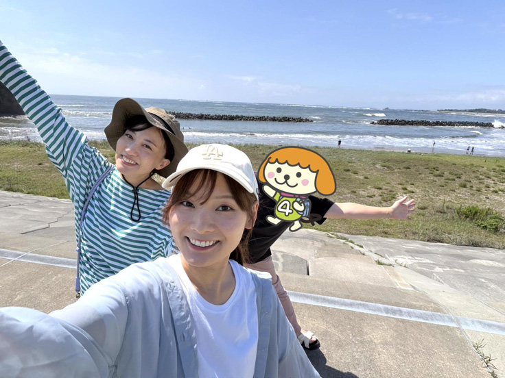 武田アナと白壁アナ